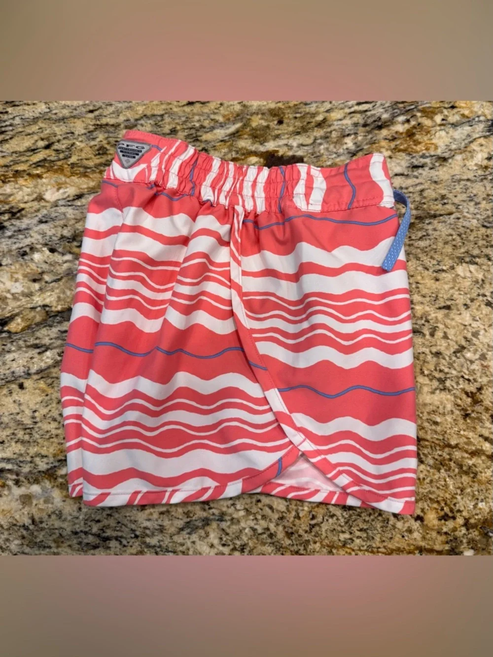 Columbia Women's PFG Cool Coast II Wave Stripe Board Shorts Women’s Size S - Picture 4 of 11